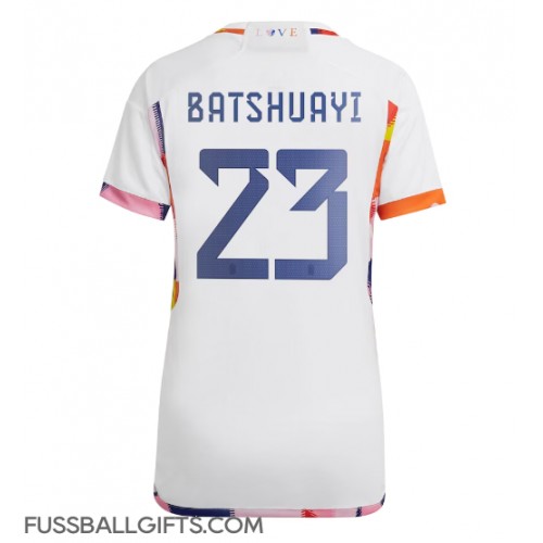 Belgien Michy Batshuayi #23 Fußballbekleidung Auswärtstrikot Damen WM 2022 Kurzarm